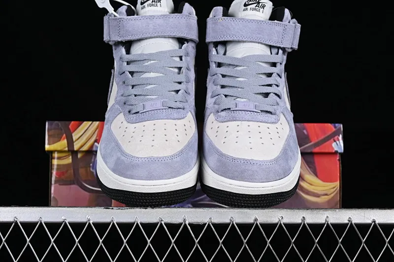 All categories Nk Air Force 1 Air Force series Nk Air Force 1 Mid Air Force mid-top Nk Air Force 1'07 Mid light blue suede Air Force One mid-top casual sneakers CG9904-104